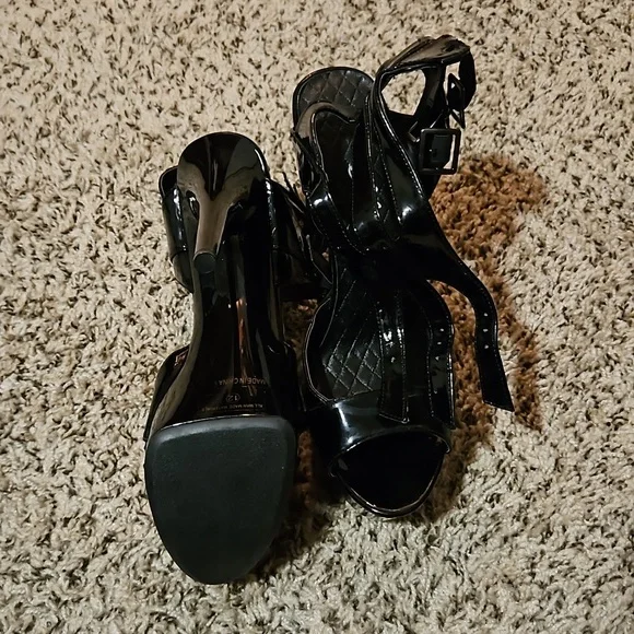 ELLIE STRAPPY PLATFORM HEELS SIZE 12 - Picture 6 of 8